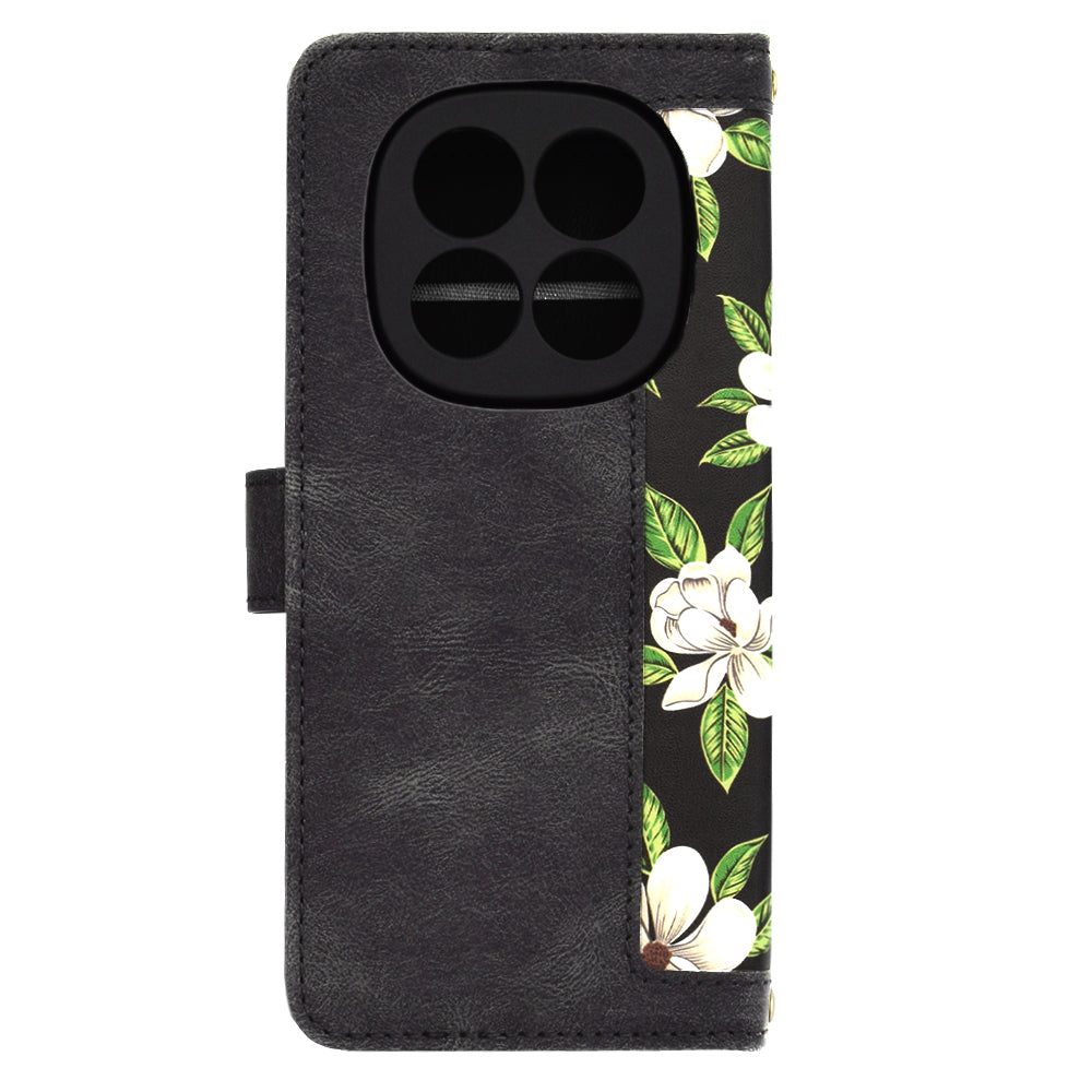 Θήκη για Xiaomi Redmi Note 14 Pro 4G, Techsuit, FlipCraft, Μαύρο