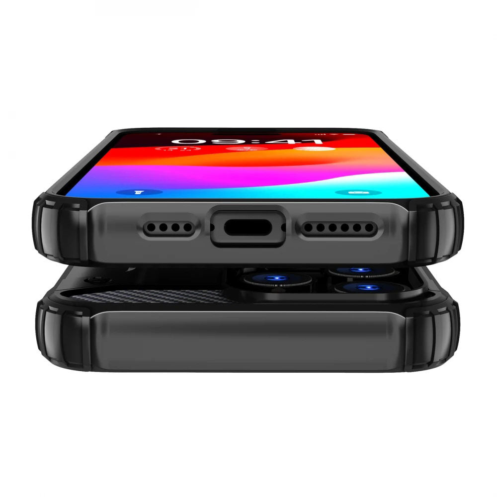 Θήκη για Xiaomi Redmi Note 14 Pro+ 5G, Techsuit, Hybrid Armor, Μαύρο