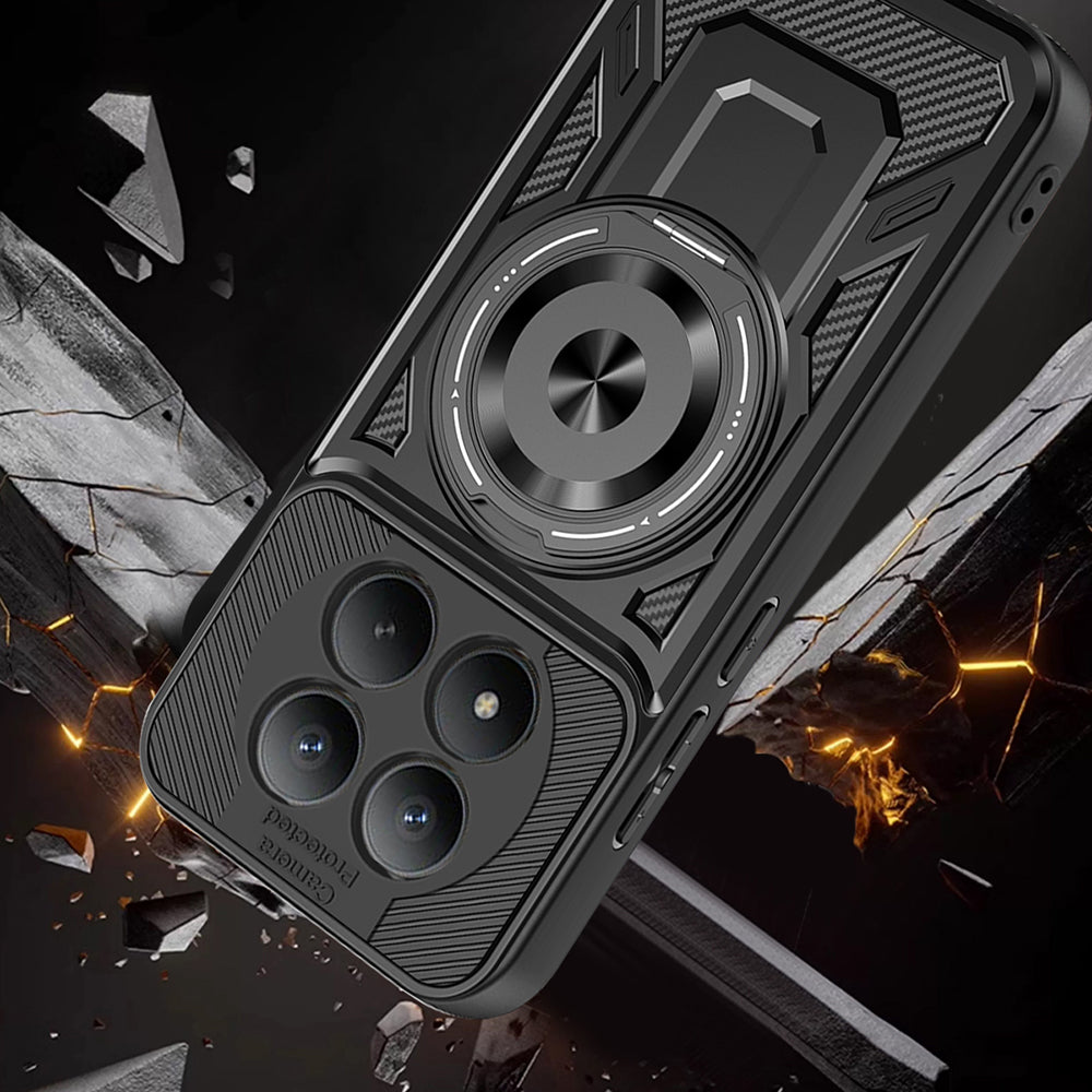 Θήκη για Xiaomi Redmi Note 15 Pro 4G, Techsuit, RuggedCam, Μωβ
