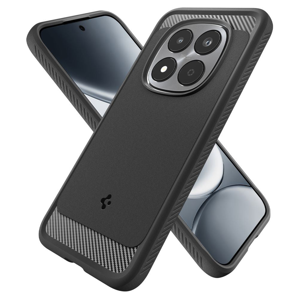 Θήκη για Xiaomi Redmi Note 15 Pro 5G, Spigen, Rugged Armor, Ματ Μαύρη ACS10460
