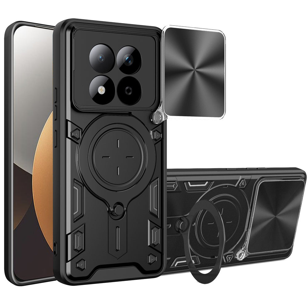 Θήκη για Xiaomi Redmi Note 15 Pro 5G, Techsuit, CamGuard Pro, Μαύρη