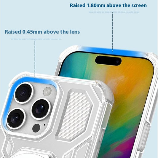 Θήκη για Xiaomi Redmi Note 15 Pro 5G, Techsuit, Carbon Shield Pro, Λευκή