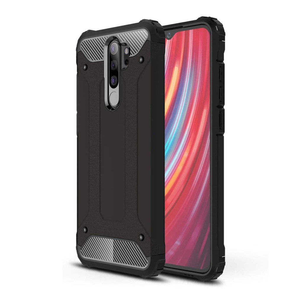 Θήκη για Xiaomi Redmi Note 8 Pro, Techsuit, Hybrid Armor, Μαύρη