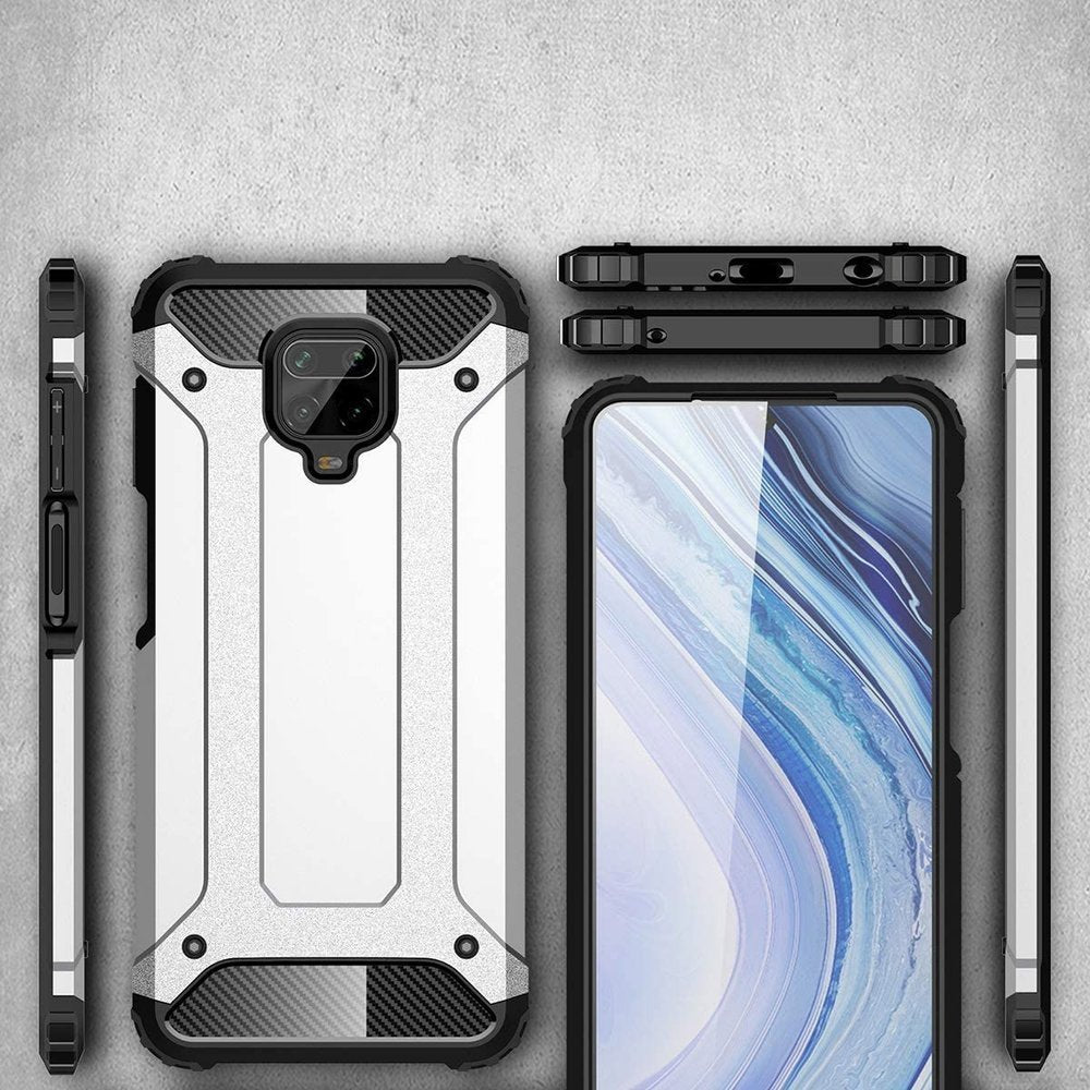 Θήκη για Xiaomi Redmi Note 9S / Note 9 Pro / Note 9 Pro Max, Techsuit, Hybrid Armor, Μαύρο
