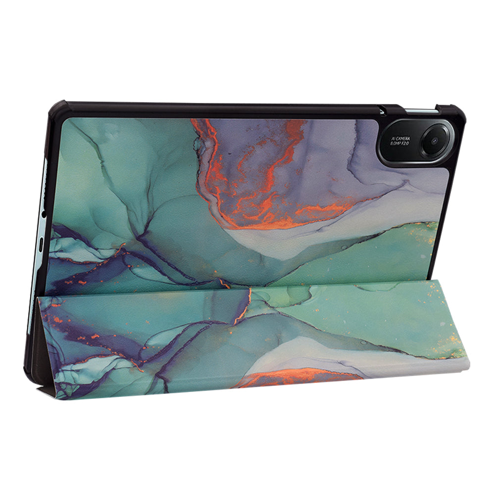 Θήκη για Xiaomi Redmi Pad 2, Techsuit, FoldPro Green Time, Πολύχρωμο
