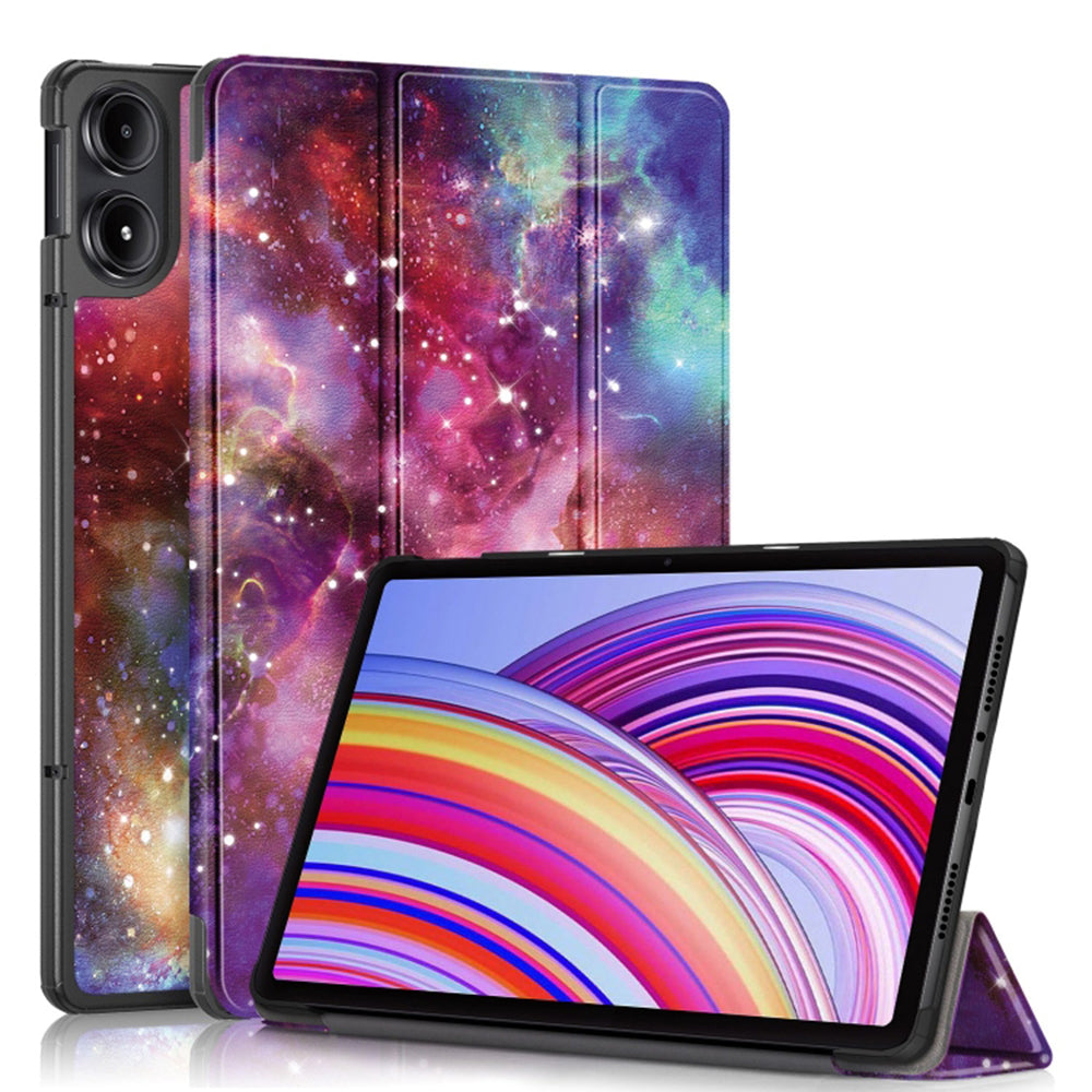 Θήκη για Xiaomi Redmi Pad Pro / Pad / Pad Pro 5G, Techsuit, FoldPro Galaxy, Πολύχρωμο