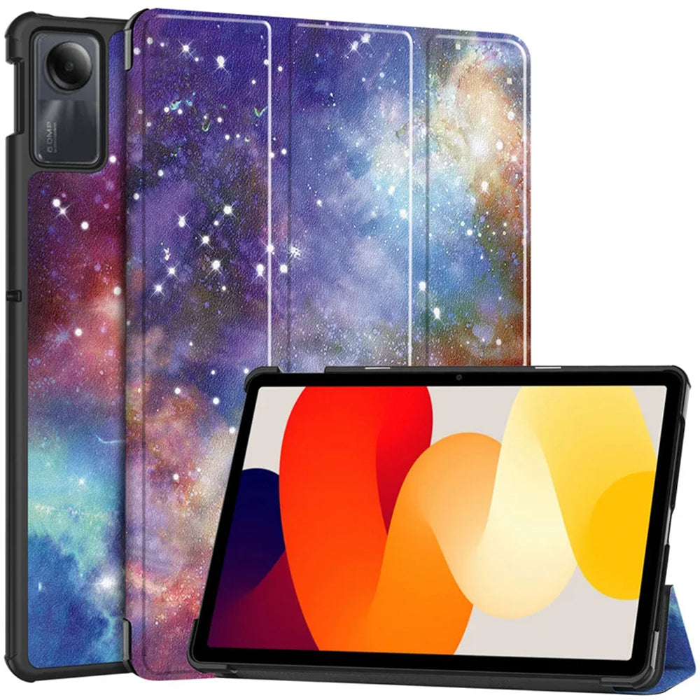 Θήκη για Xiaomi Redmi Pad SE, Techsuit, FoldPro Galaxy, Πολύχρωμο