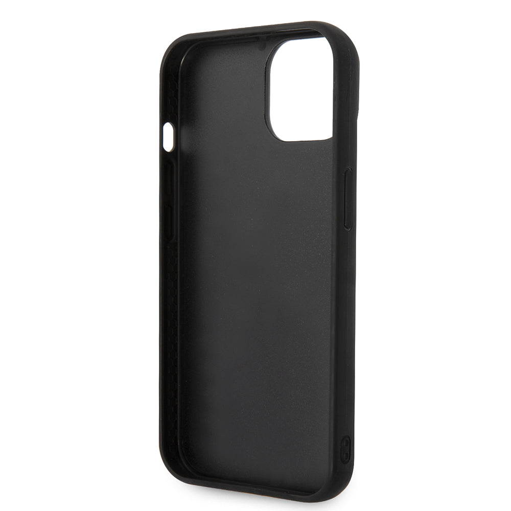 Θήκη για Apple iPhone 14 Plus, Karl Lagerfeld, Quilted Puffy Metal Logo, Μαύρη