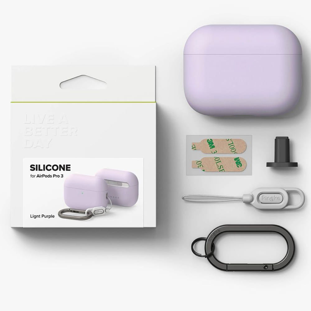 Θήκη Ringke για Apple AirPods Pro 3, Ανοιχτό Μωβ