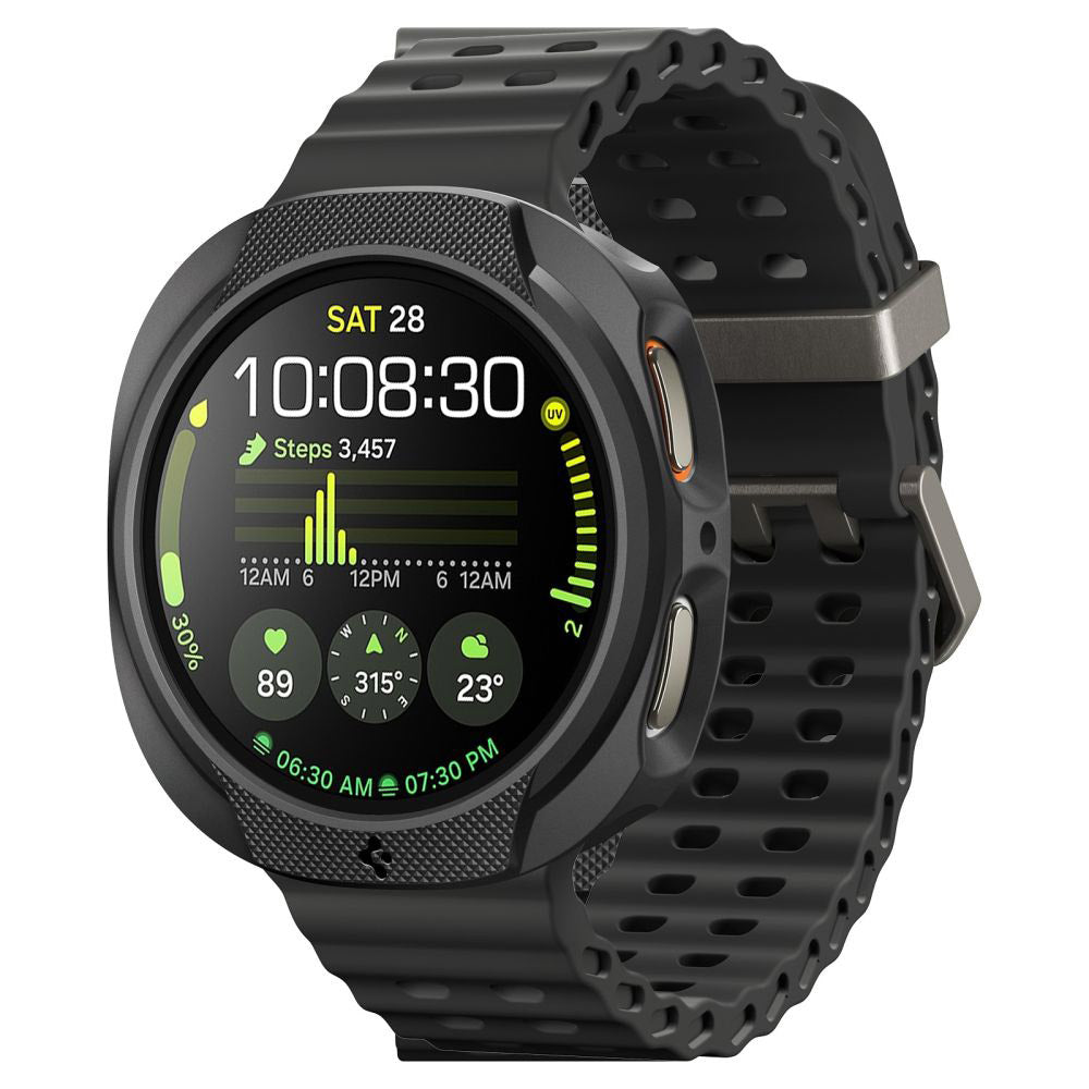 Θήκη Spigen Liquid Air για Samsung Galaxy Watch8 44mm, Μαύρο Ματ ACS09839