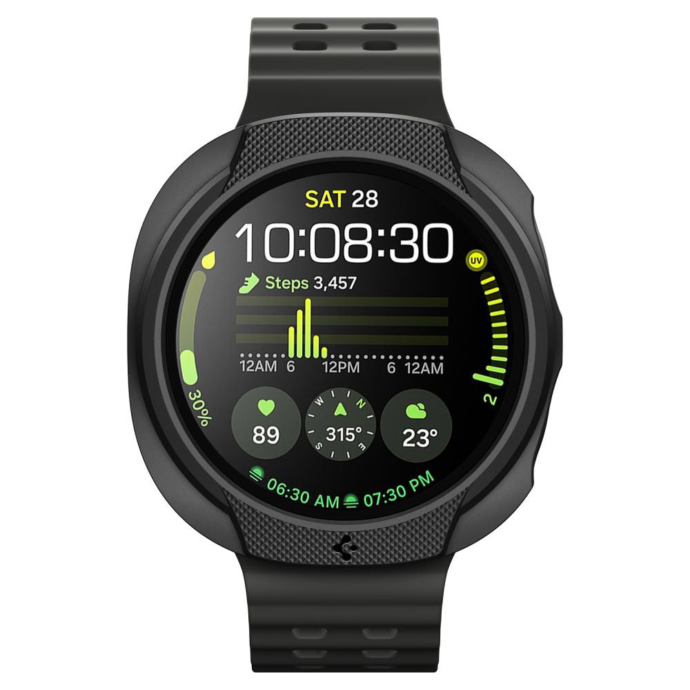 Θήκη Spigen Liquid Air για Samsung Galaxy Watch8 44mm, Μαύρο Ματ ACS09839