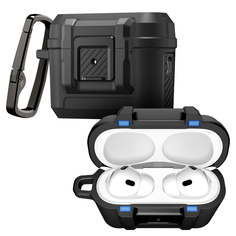 Θήκη Spigen Lock Fit για Apple AirPods Pro 3, Ματ Μαύρη ACS09825