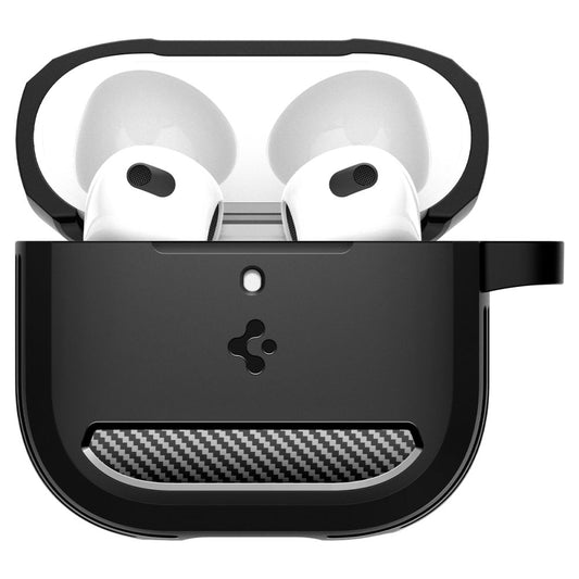 Θήκη Spigen Rugged Armor για Apple AirPods 4, Ματ Μαύρη