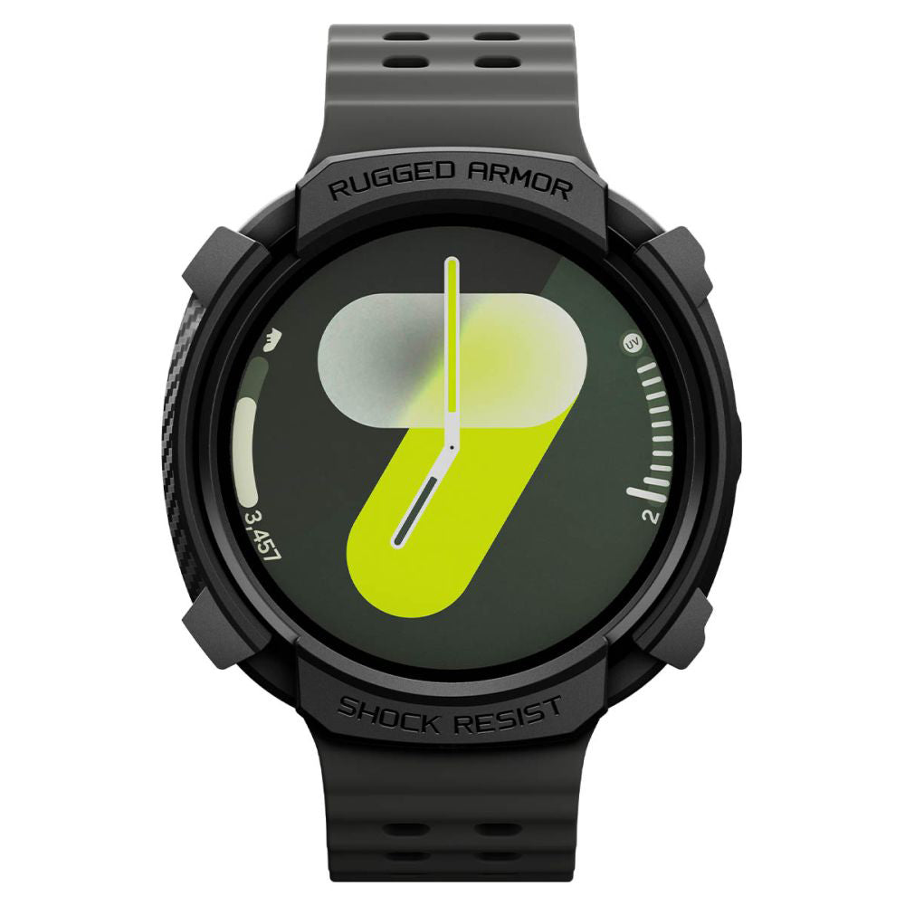 Θήκη Spigen Rugged Armor για Samsung Galaxy Watch8 40mm, Μαύρη ACS10004