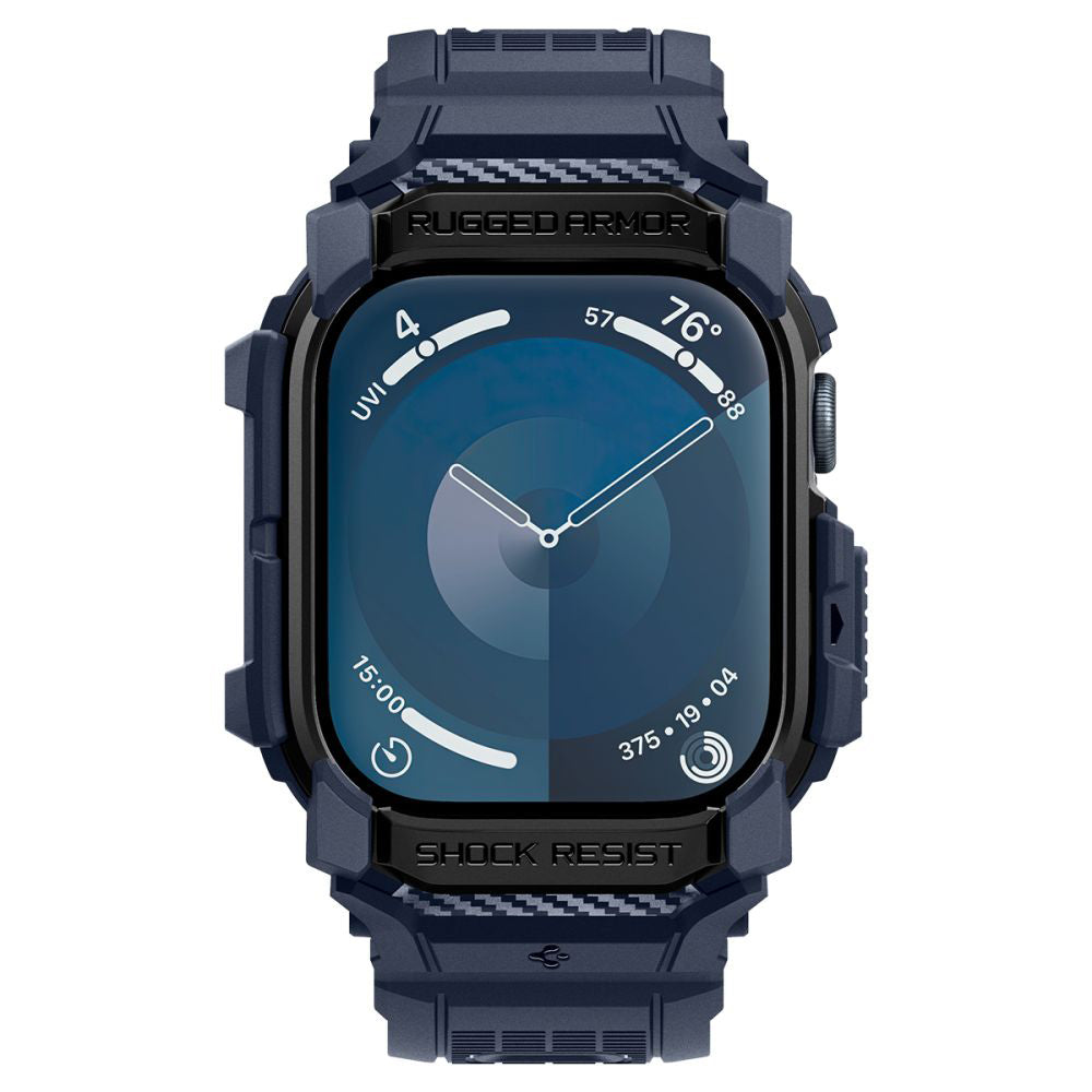 Θήκη Spigen Rugged Armor Pro για Apple Watch Series 10 / 11 46mm, Μπλε Ναυτικό