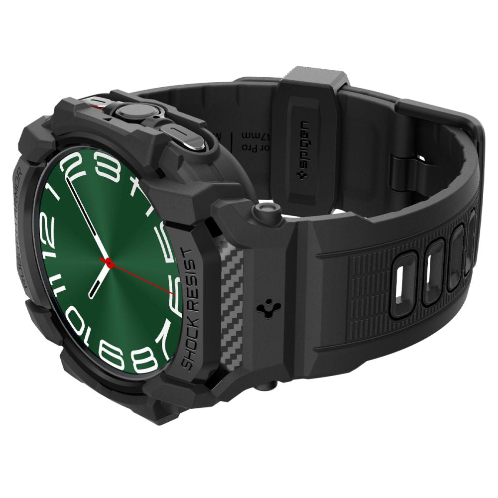Θήκη Spigen Rugged Armor Pro για Samsung Galaxy Watch Ultra, Μαύρη ACS08427