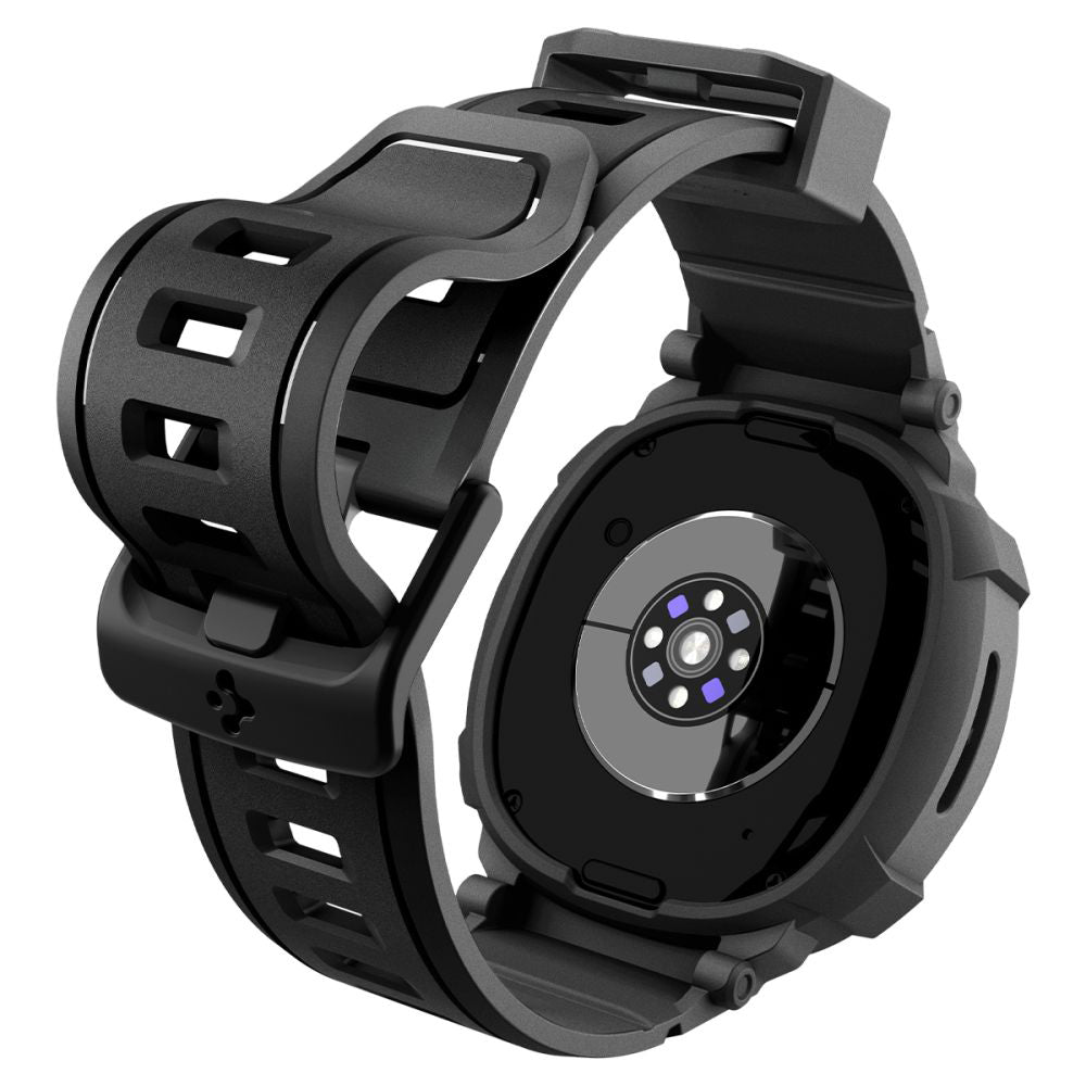 Θήκη Spigen Rugged Armor Pro για Samsung Galaxy Watch8 40mm, Ματ Μαύρη ACS10005