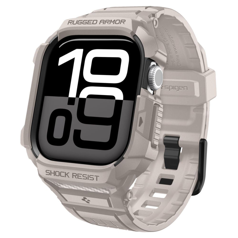 Θήκη Spigen Rugged Armor Pro V2 για Apple Watch Series 10 / 11 42mm, Μπεζ