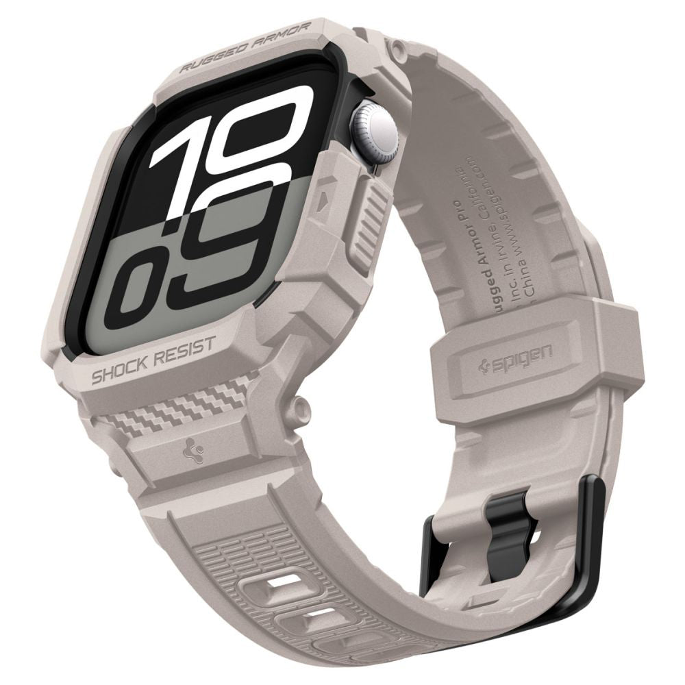 Θήκη Spigen Rugged Armor Pro V2 για Apple Watch Series 10 / 11 42mm, Μπεζ