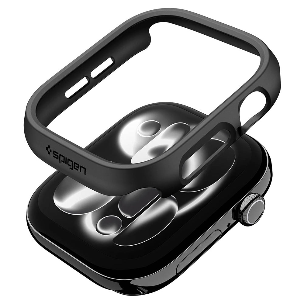 Θήκη Spigen Thin Fit για Apple Watch 12 42mm, Μαύρο ACS11880
