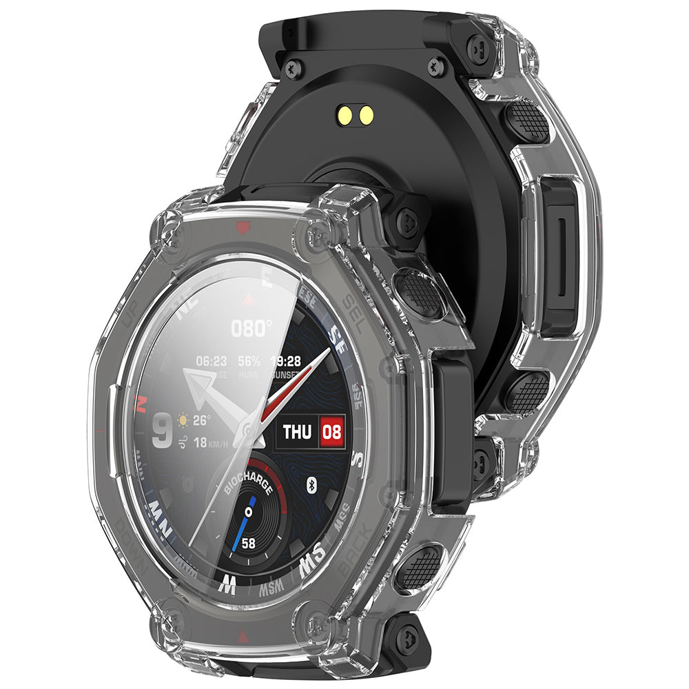 Θήκη Techsuit Defense360 Pro για Amazfit T-Rex 3 Pro 48mm, Διάφανη