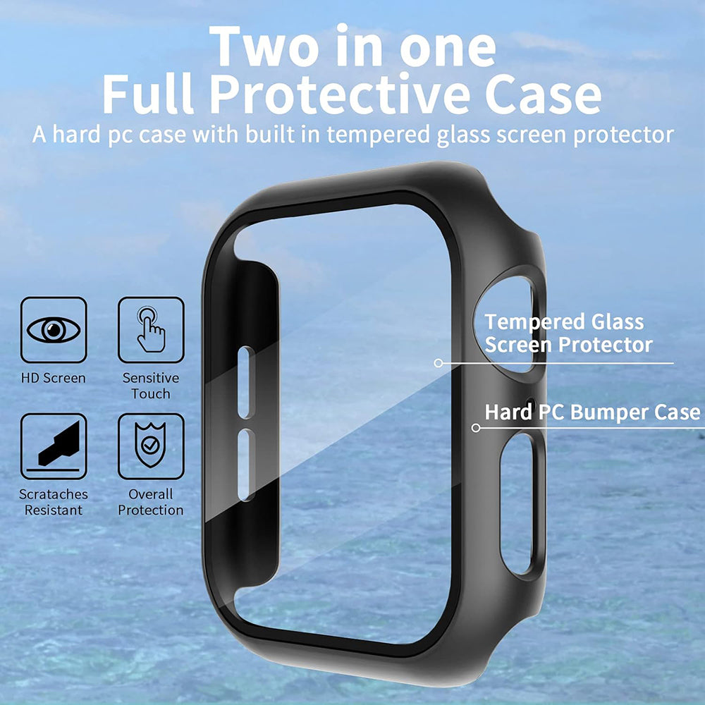 Θήκη Techsuit Defense360 Pro για Apple Watch 44mm Series, Μαύρη