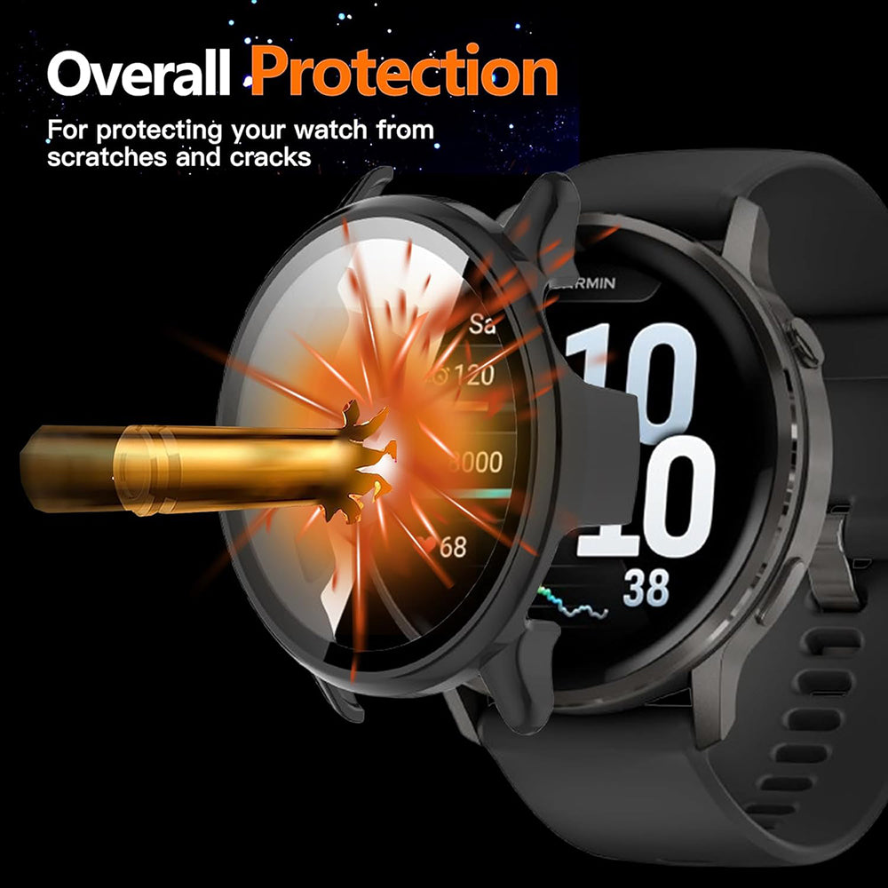 Θήκη Techsuit Defense360 Pro για Garmin Venu 4 41mm, Μαύρη