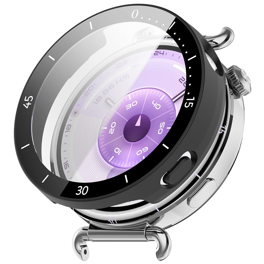 Θήκη Techsuit Defense360 Pro Bezel για Huawei Watch GT 6 41mm, Ματ Μαύρη