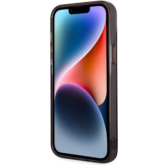 Θήκη για Apple iPhone 14 Plus, Karl Lagerfeld, Gradient Karl & Choupette, Μαύρη