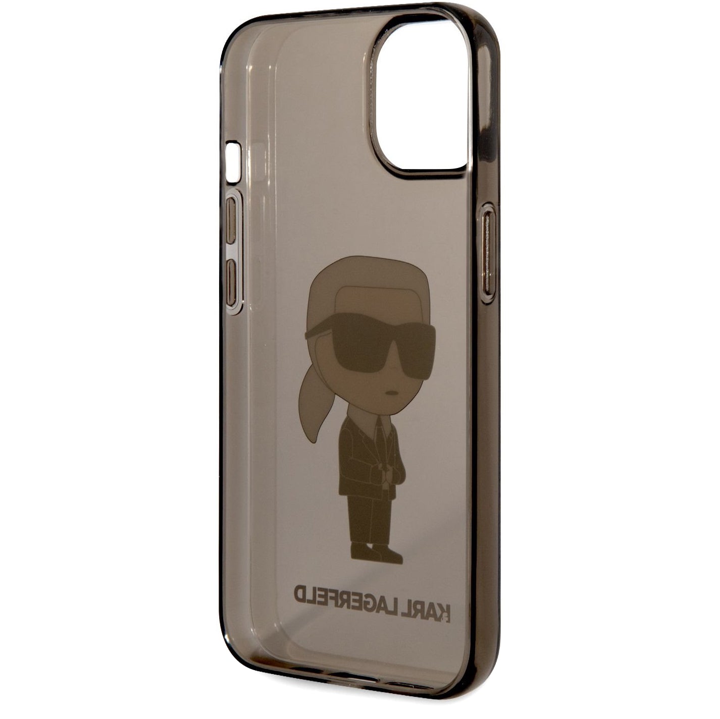 Θήκη TPU Karl Lagerfeld IML για Apple iPhone 14 Plus, Ikonik NFT, Διάφανη Μαύρη KLHCP14MHNIKTCK