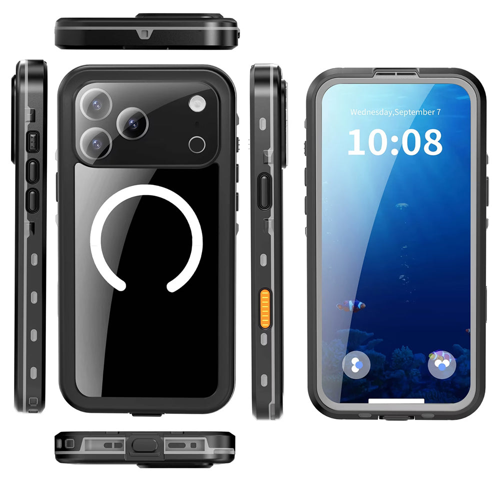 Αδιάβροχη Θήκη για Apple iPhone 18 Pro Max / 17 Pro Max, ShellBox, Μαύρη