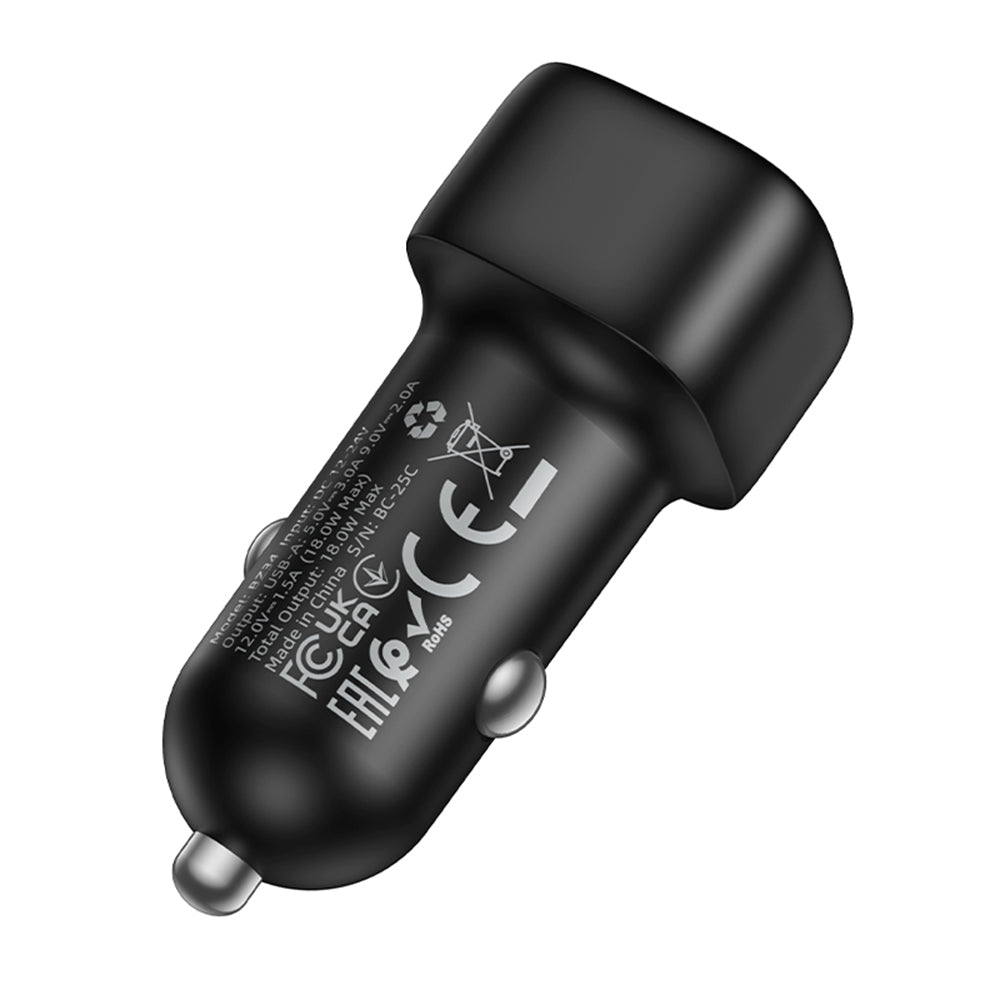 Φορτιστής Αυτοκινήτου Borofone BZ34 Cloud, 18W, 3A, 1 x USB-A, Μαύρο