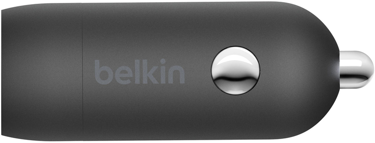 Φορτιστής Αυτοκινήτου με Καλώδιο USB-C Belkin BoostCharge, 30W, 3A, 1 x USB-C, Μαύρο CCA004bt1MBK-B6