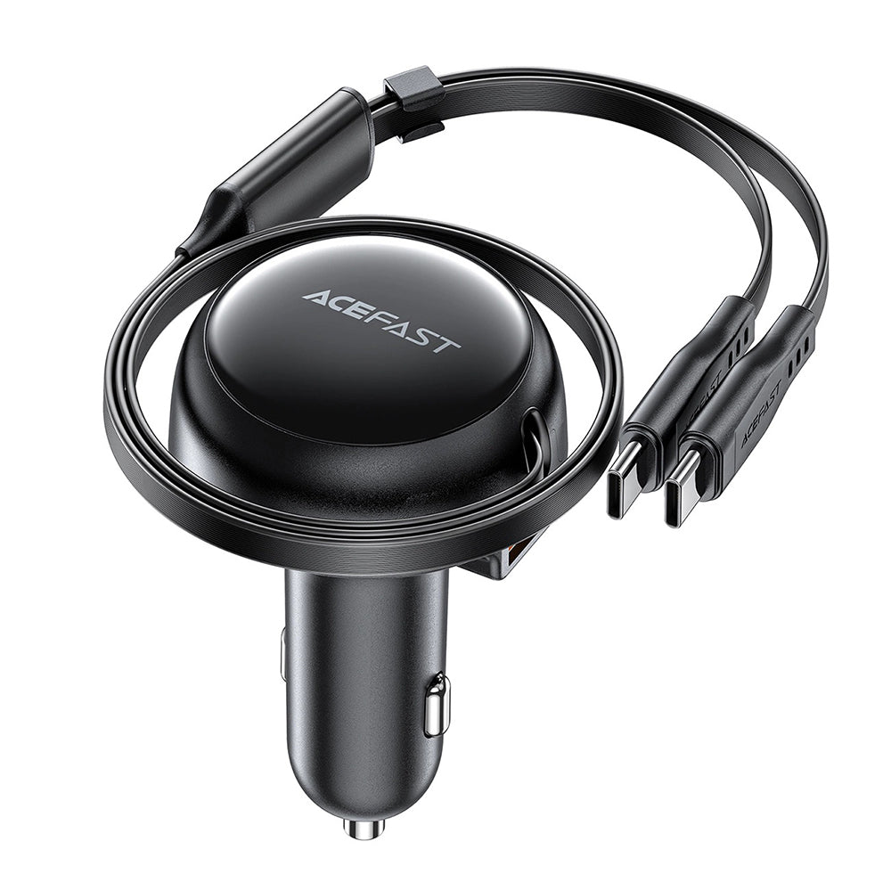 Φορτιστής Αυτοκινήτου με Καλώδιο USB-C Acefast B13, 53W, 3A, 1 x USB-A, Μαύρο