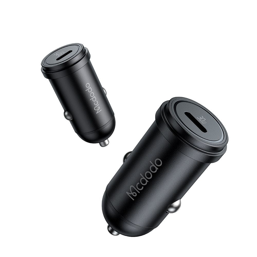 Φορτιστής Αυτοκινήτου με Καλώδιο USB-C McDodo CC-7493 Obsidian, 30W, 3A, 1 x USB-C, Μαύρο