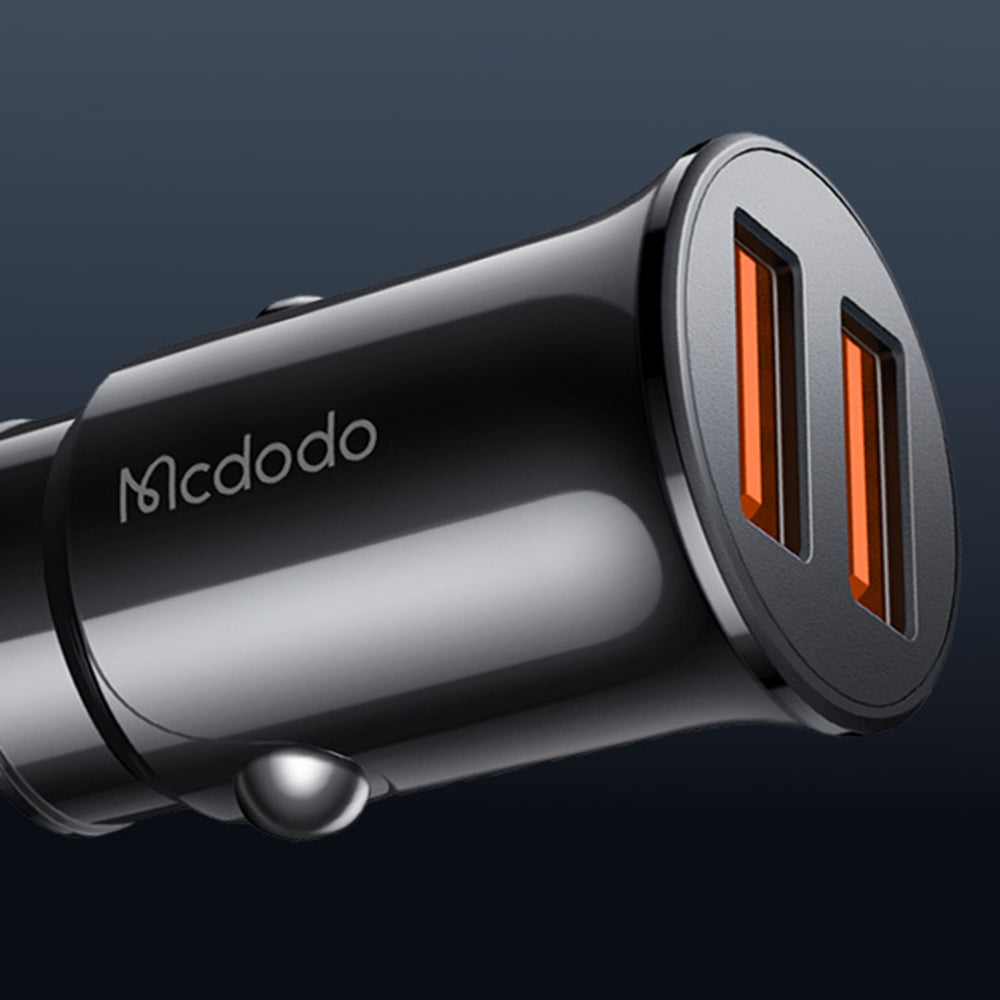 Φορτιστής Αυτοκινήτου McDodo CC-6602, 12W, 2.4A, 2 x USB-A, Μαύρο