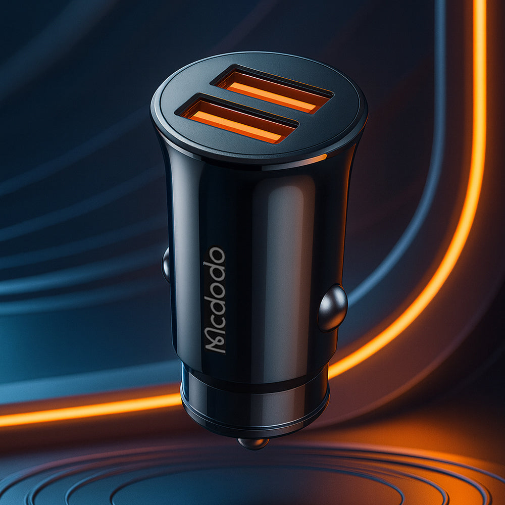 Φορτιστής Αυτοκινήτου McDodo CC-6602, 12W, 2.4A, 2 x USB-A, Μαύρο