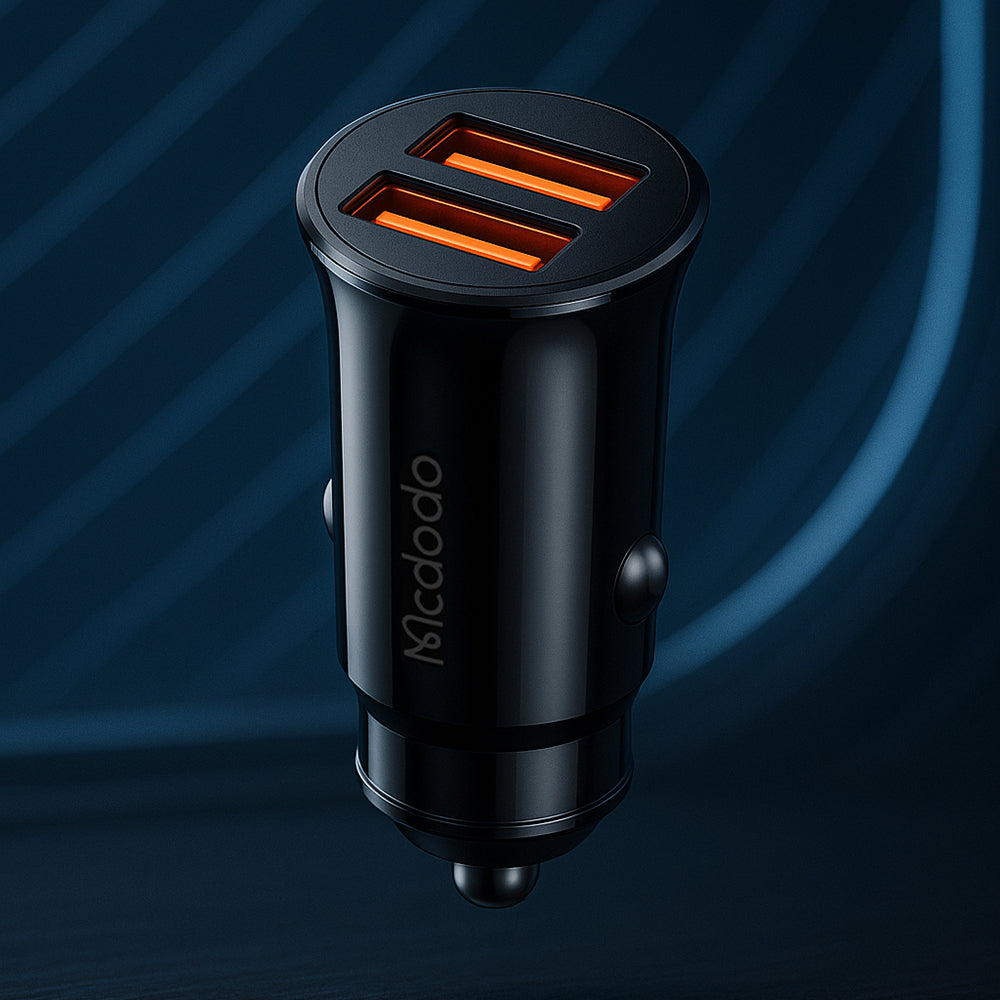Φορτιστής Αυτοκινήτου McDodo CC-6602, 12W, 2.4A, 2 x USB-A, Μαύρο