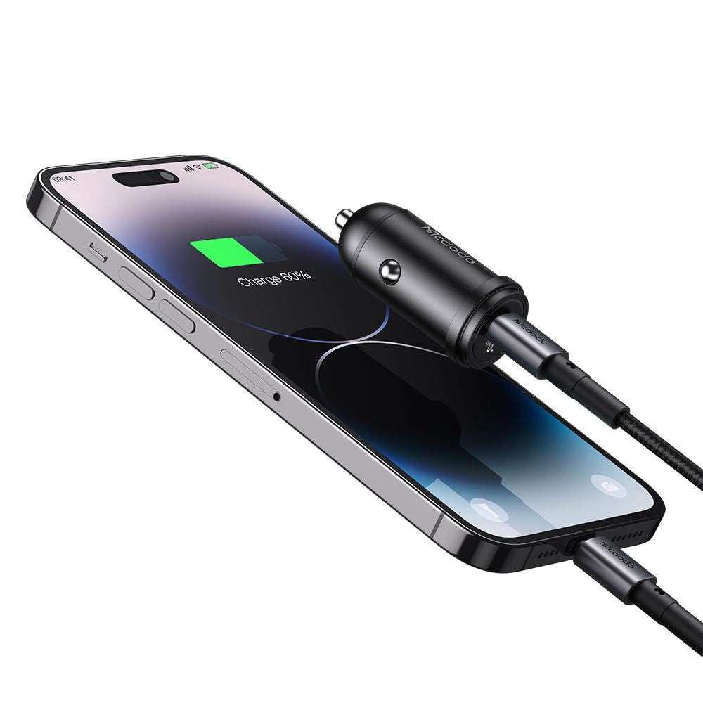 Φορτιστής Αυτοκινήτου McDodo CC-7491 Obsidian, 30W, 3A, 1 x USB-C, Μαύρο