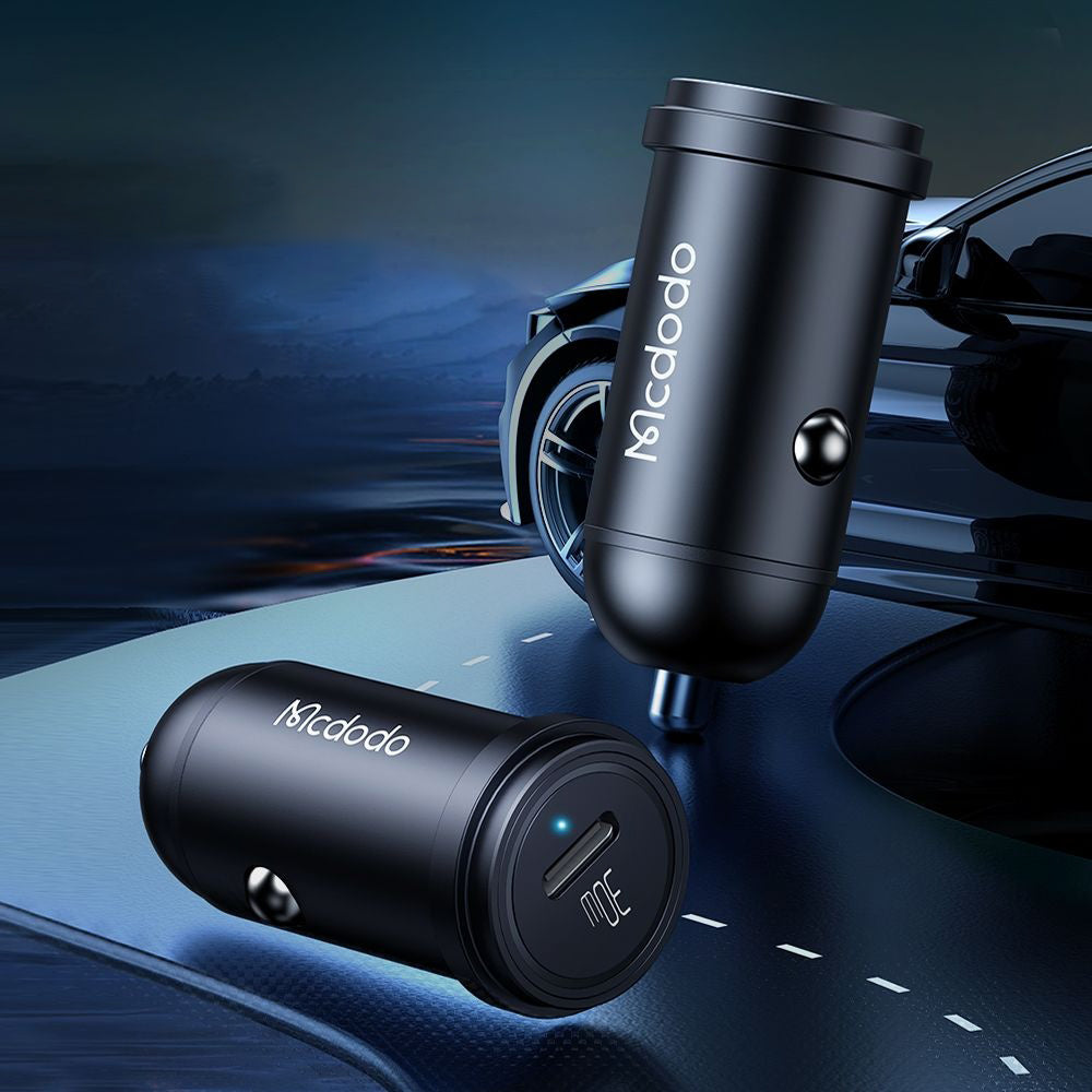 Φορτιστής Αυτοκινήτου McDodo CC-7491 Obsidian, 30W, 3A, 1 x USB-C, Μαύρο