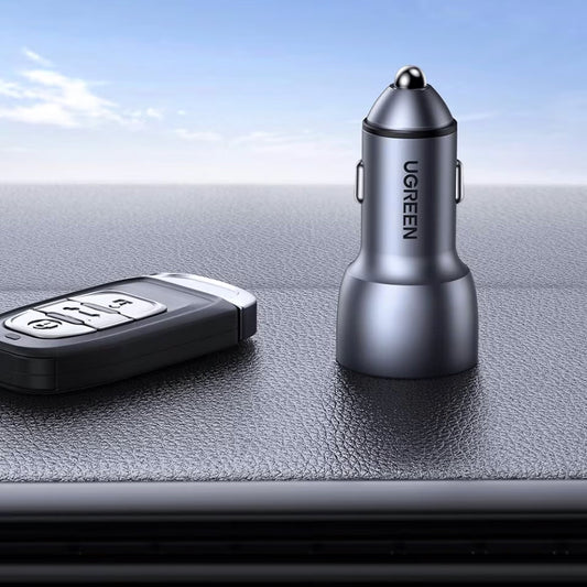 Φορτιστής αυτοκινήτου UGREEN CD213, 36W, 3A, 2 x USB-A, γκρι