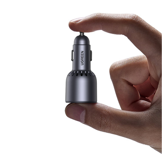 Φορτιστής αυτοκινήτου UGREEN EC703, 75W, 3.25A, 1 x USB-A - 2 x USB-C, Μαύρο