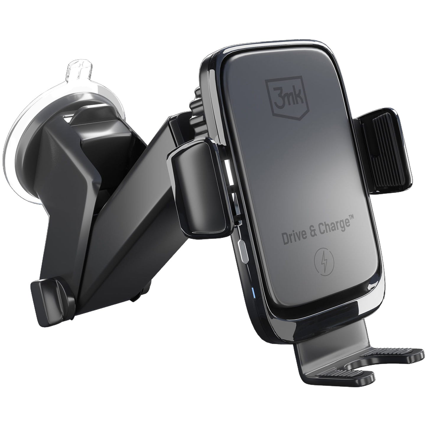 Ασύρματος Φορτιστής Αυτοκινήτου 3MK Drive&Charge, 15W, 1.67A, Μαύρο