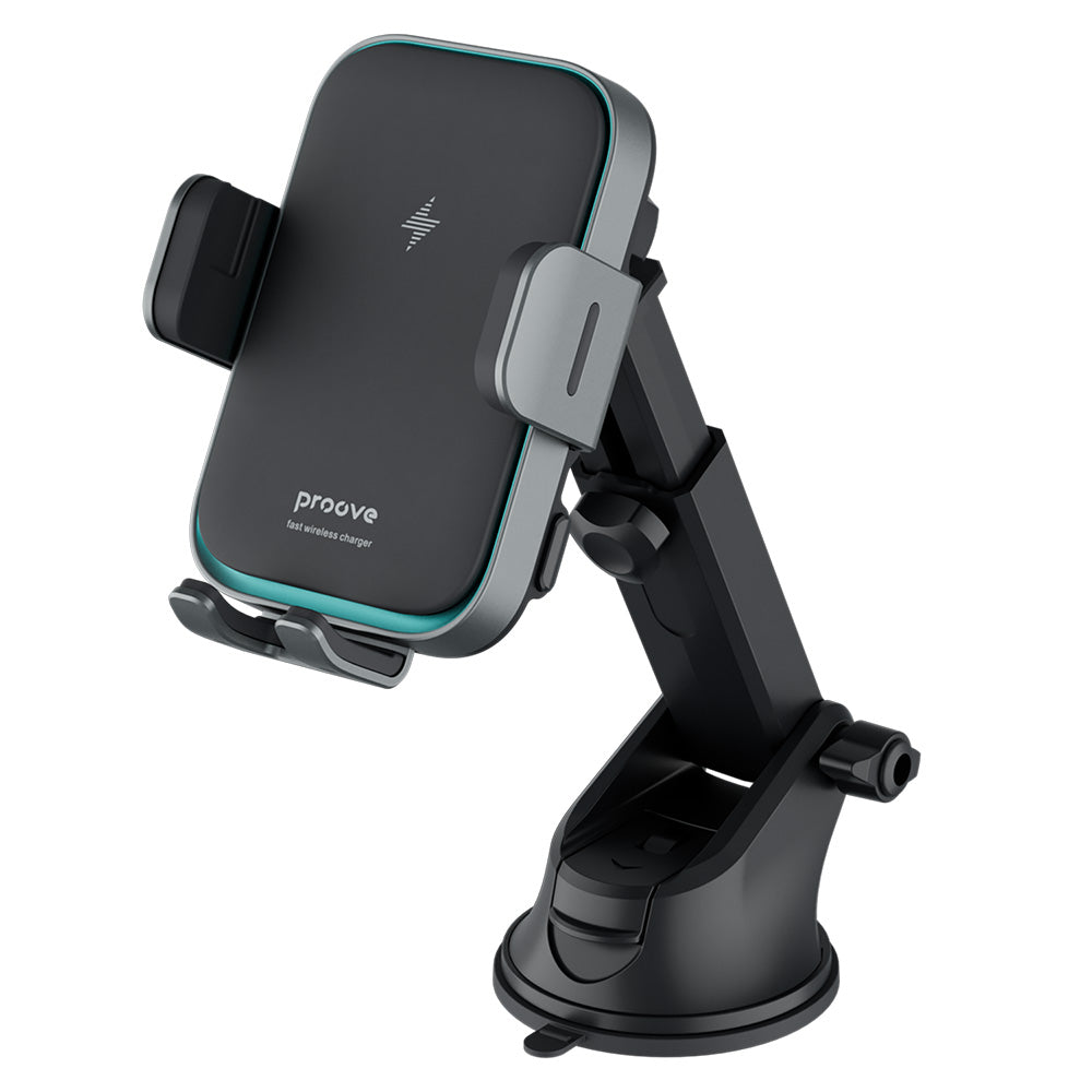 Ασύρματος Φορτιστής Αυτοκινήτου Proove Triple Clamp Pro, 15W, 1.67A, Γκρι WHTP15010004