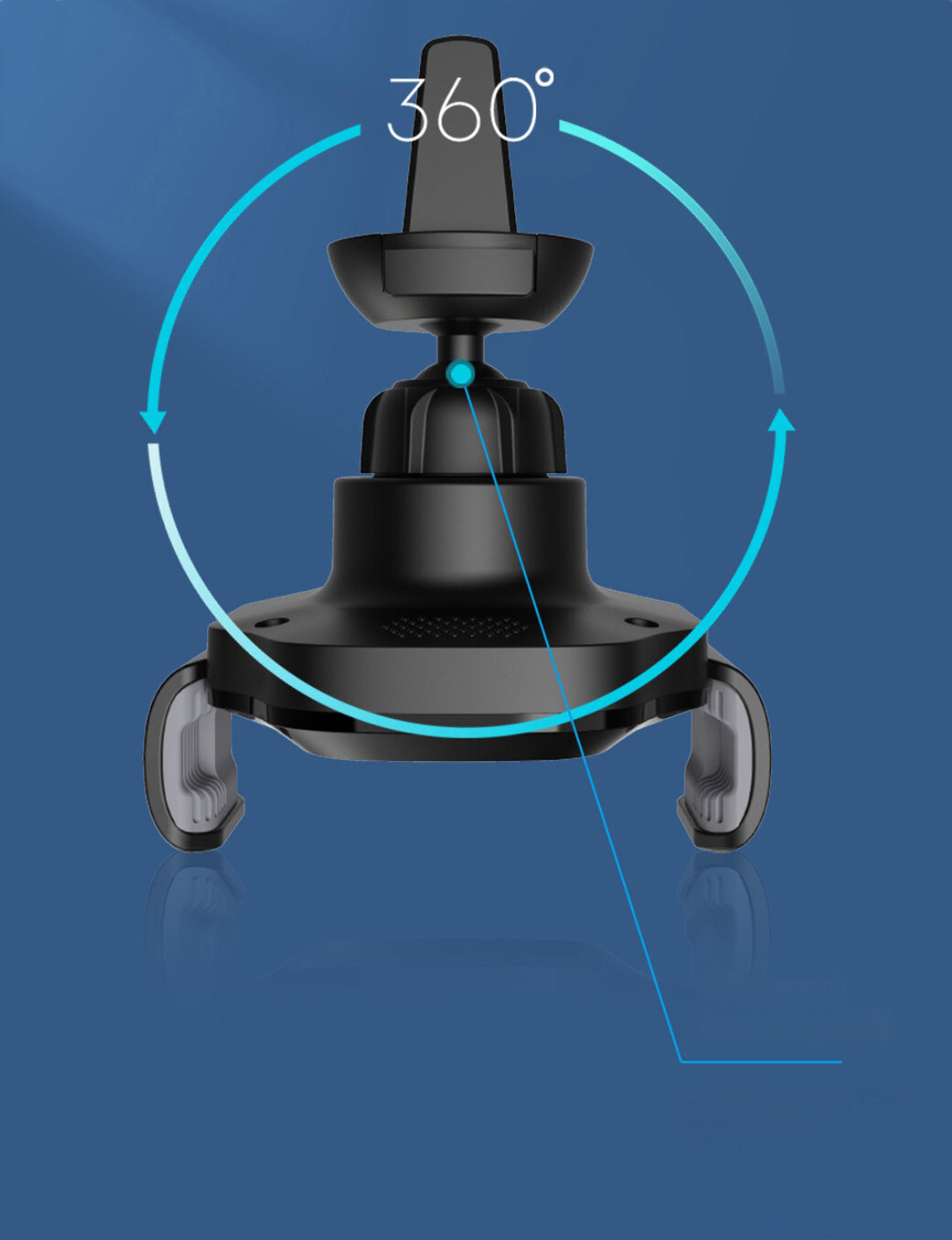 Φορτιστής Αυτοκινήτου Ασύρματος Sendem W33, 15W, 1.67A, Μαύρο