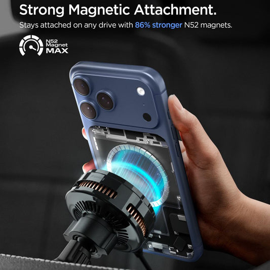 Ασύρματος Φορτιστής Αυτοκινήτου Spigen Essential, 25W, 1.67A, Μαύρο