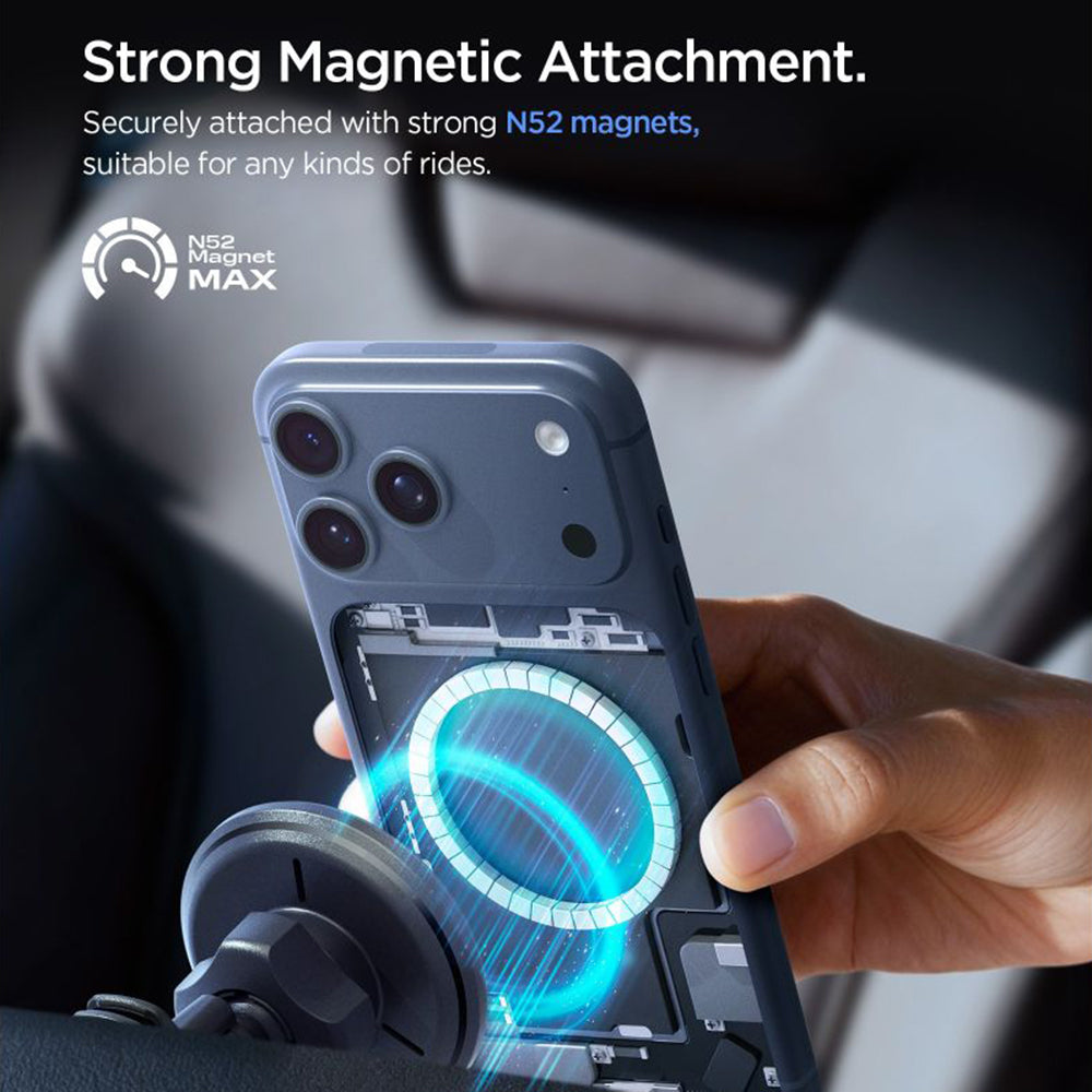 Ασύρματος Φορτιστής Αυτοκινήτου Spigen EV15MAQ Essential, 15W, 1.67A, Μαύρος ACP10513