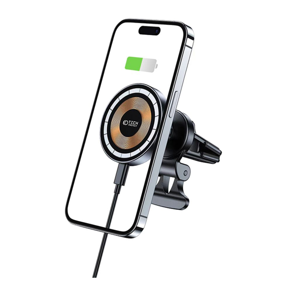 Tech-Protect V5 Ασύρματος φορτιστής αυτοκινήτου, 15W, 1.67A, Μαύρο