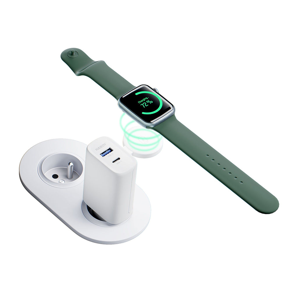 Φορτιστής Δικτύου 3MK Hardy 2in1, 33W, 3A, 1 x USB-A - 1 x USB-C, Λευκό