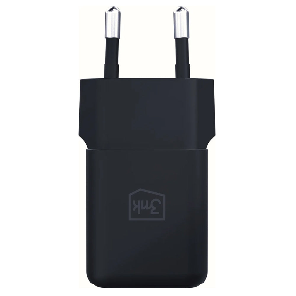 Φορτιστής Δικτύου 3MK Hyper, 20W, 3A, 1 x USB-A - 1 x USB-C, Μαύρο